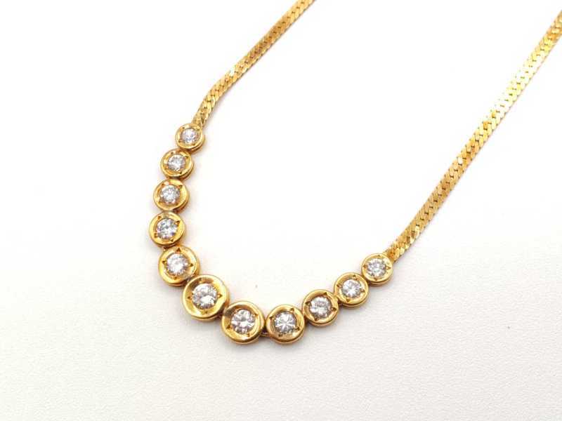 ダイヤモンド買取 ネックレス K18